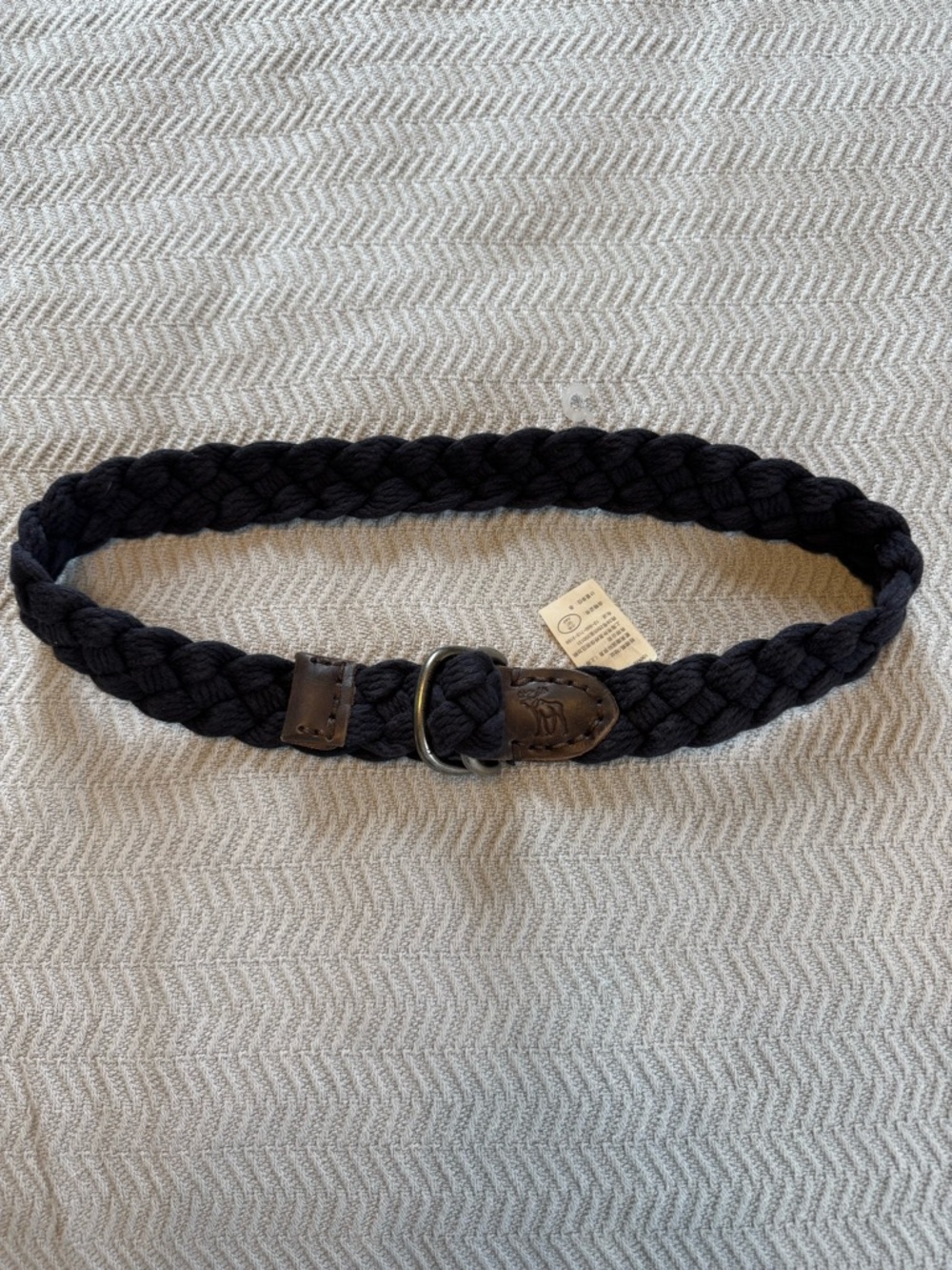 Y2K Abercrombie & Fitch Navy Braided Belt
